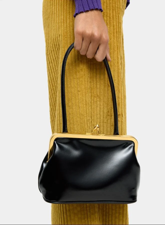 بارفوا حقيبة حفلات مع قفل قبلة