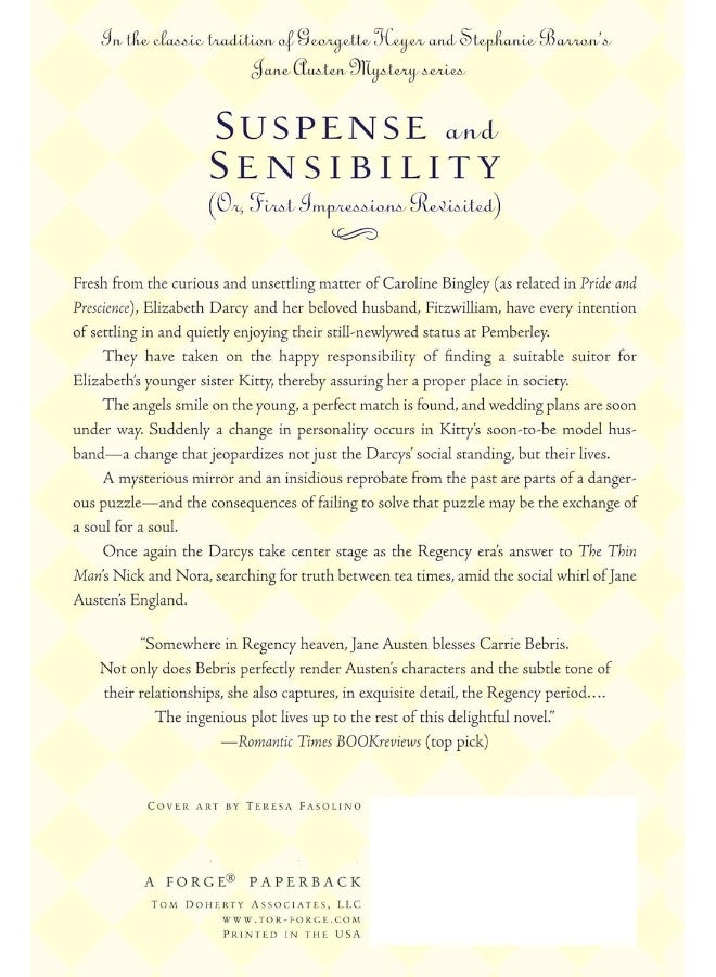 Suspense and Sensibility: Or, First Impressions Revisited - Image 2