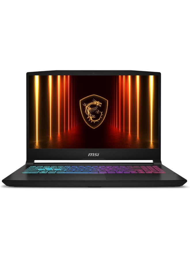 لابتوب الألعاب كاتانا 15 (2025) بشاشة 15.6 بوصة عالية الدقة بالكامل (1920x1080)، معالج Intel Core i9-14900HX/ذاكرة وصول عشوائي 16 جيجابايت DDR5/قرص صلب SSD بسعة 1 تيرابايت/بطاقة رسومات Nvidia Geforce RTX 5070 بسعة 8 جيجابايت/نظام التشغيل Windows 11 Home/ أسود