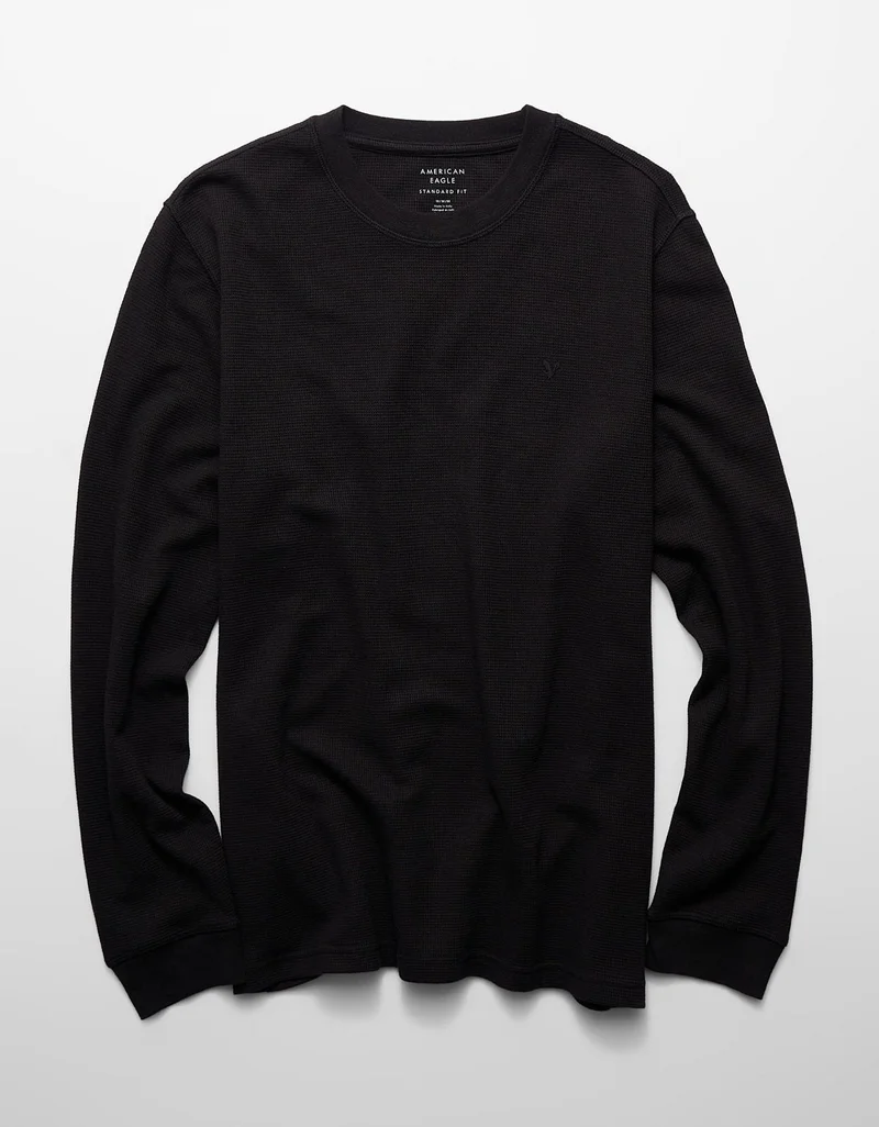 American Eagle  AE Thermal Long Sleeve T-Shirt for Men | Best Price UAE