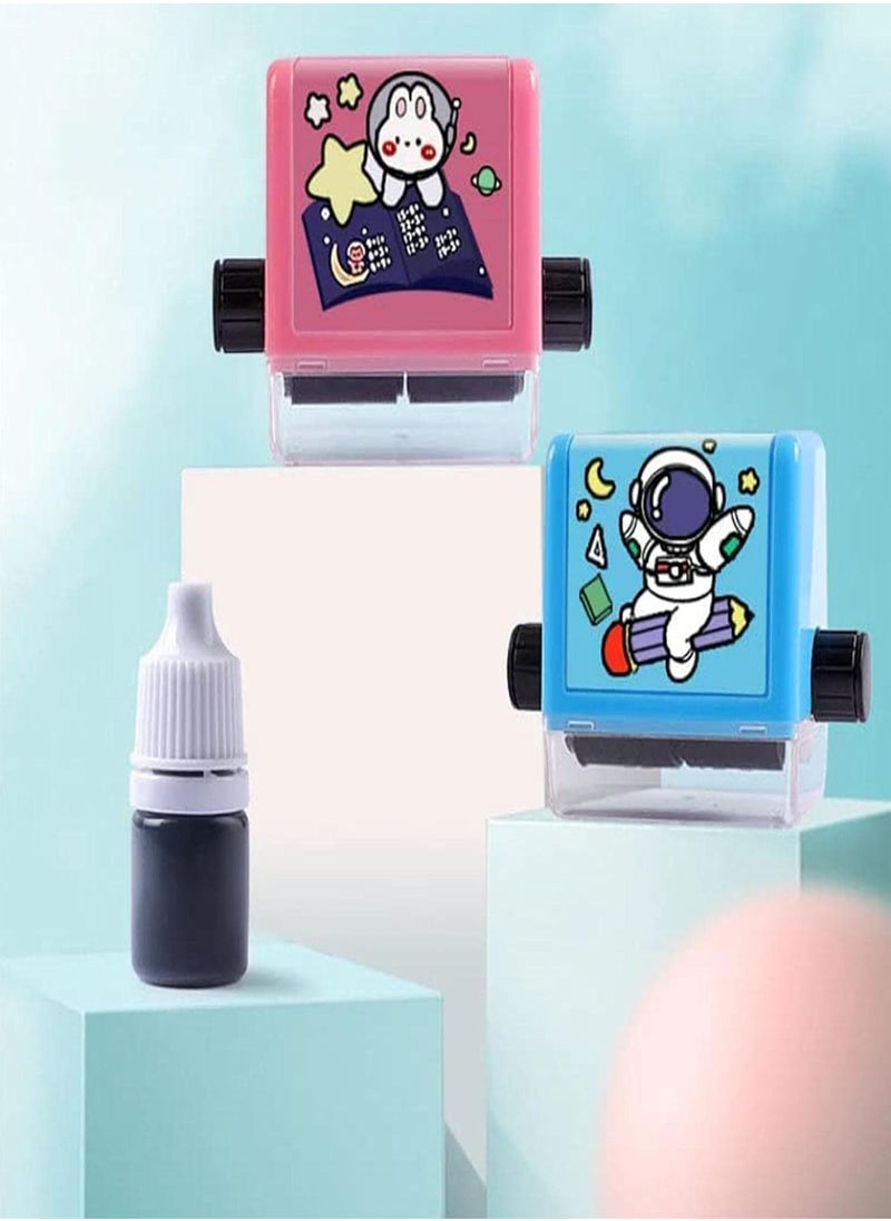 10 Pcs Teaching Roller Stamp - Roller Digital Teaching Stamp - Creative Addition Subtraction Roller Stamp, Within 100 Teaching Math Practice Questions Birthday Gifts