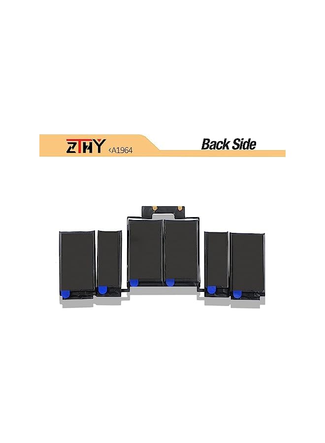 ZTHY 58Wh A1964 A1989 Laptop Battery Compatible With Macbook Pro 13 Inch Mid 2018 2019 A2251 2020 Release Emc 3214 3358 Bto/Cto Touch Bar Mr9Q2Ll/A Mr9R2Ll/A Mr9T2Ll/A Mr9U2Ll/A Mr9V2Ll/A Mv962Ll/A - Image 4