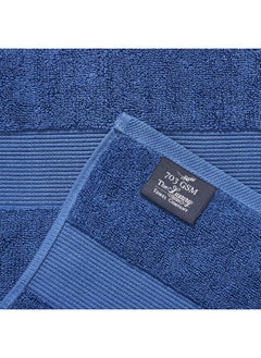 SENSES SENSES by Riba 703 GSM 6 pcs Towels Set - All Cotton Zero Twist Premium Hotel & Spa Quality Highly Absorbent (2 Bath Towels, 2 Hand Towel and 2 Wash Cloth) - Navy  - Image 3