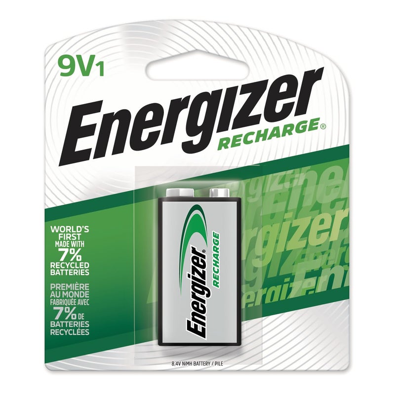 Energizer Recharge Universal Rechargeable 9V Batteries, 1 Pack - Image 1