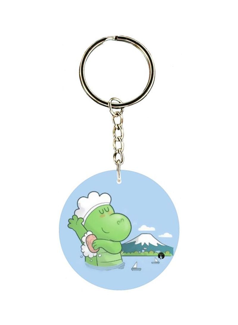 RKN Dinosaur Printed Keychain