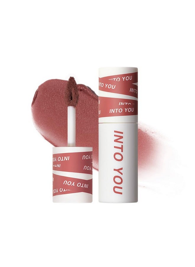 INTO YOU - Lipstick For Women, Velvet Matte Finish Lip Stain, Lipstick Long Lasting, Lip Tint, High Impact Lipcolor With Lightweight Lip Mud Texture, Dual-Use For Lips And Cheek, Nude Lipstick (Em10) - Image 1