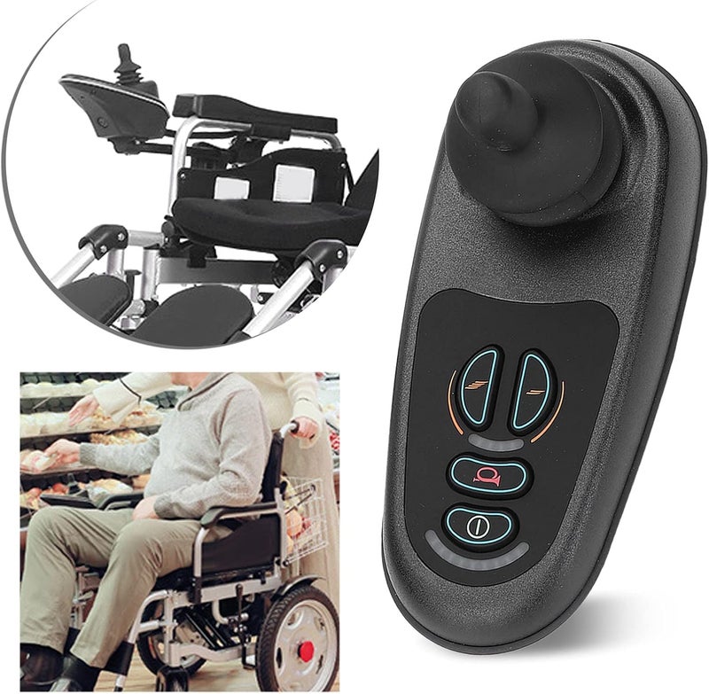 ويوبلز وحدة تحكم عصا التحكم لكرسي متحرك كهربائي، متوافقة مع PG VR2 D51427، قطعة غيار، مفتاح تحكم سهل التركيب، يعمل بمجرد التوصيل. - Image 4