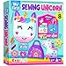 KRAFUN My First Unicorn Kids Sewing kit Beginner Arts  Crafts Make 8 Cute Projects with Plush Stuffed Animal Pillow Mobile Keyring and Bag Instructions  Felt for Learn Sewing Embroidery - Image 4