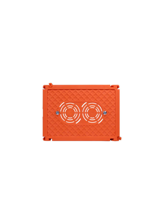 Orange plastic junction box three gang quantity 20 - Image 4