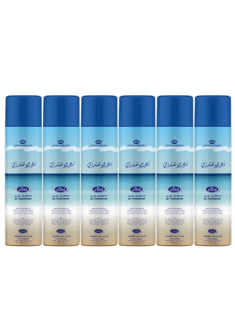 الرحاب ملطف جو زهرة هاواي 300 مل 6 قطع