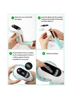 Embossing Label Maker Machine, Portable Retro Embossed Label Maker Writer, Mini Embosser Label Maker with 6 Rolls Embossing Label Tapes for Home, Office DIY and Crafting Kitchen Storage(Green） - pzsku/ZF214BAFC63CDE05E0BD3Z/45/_/1695778678/2102489a-e6c3-404b-8b06-4097709f676d