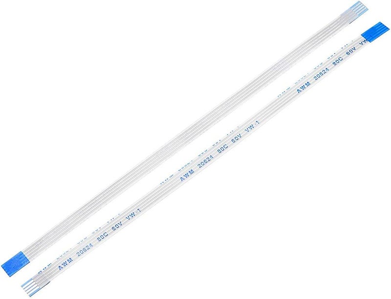 SLVC FFC Ribbon Flat Flexible Cable 4 Pin 1mm Pitch 200mm Long (B Type) for LCD 3D Printer Camera DVD TV Laptop Audio Pack of 1 - Image 1