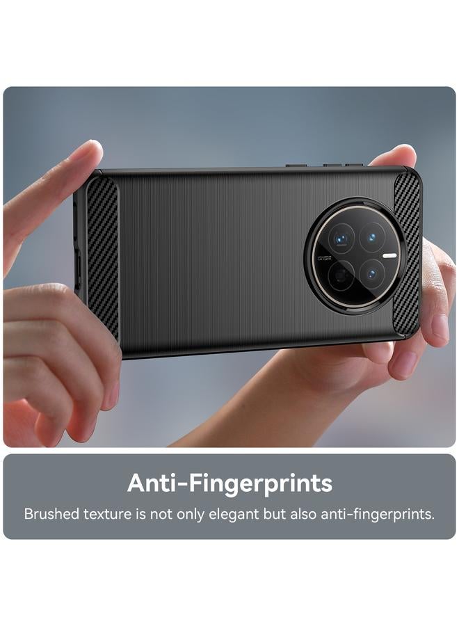 S-TOP Case For Huawei Mate 50E Brushed Texture Carbon Fiber TPU Phone Case - Image 5