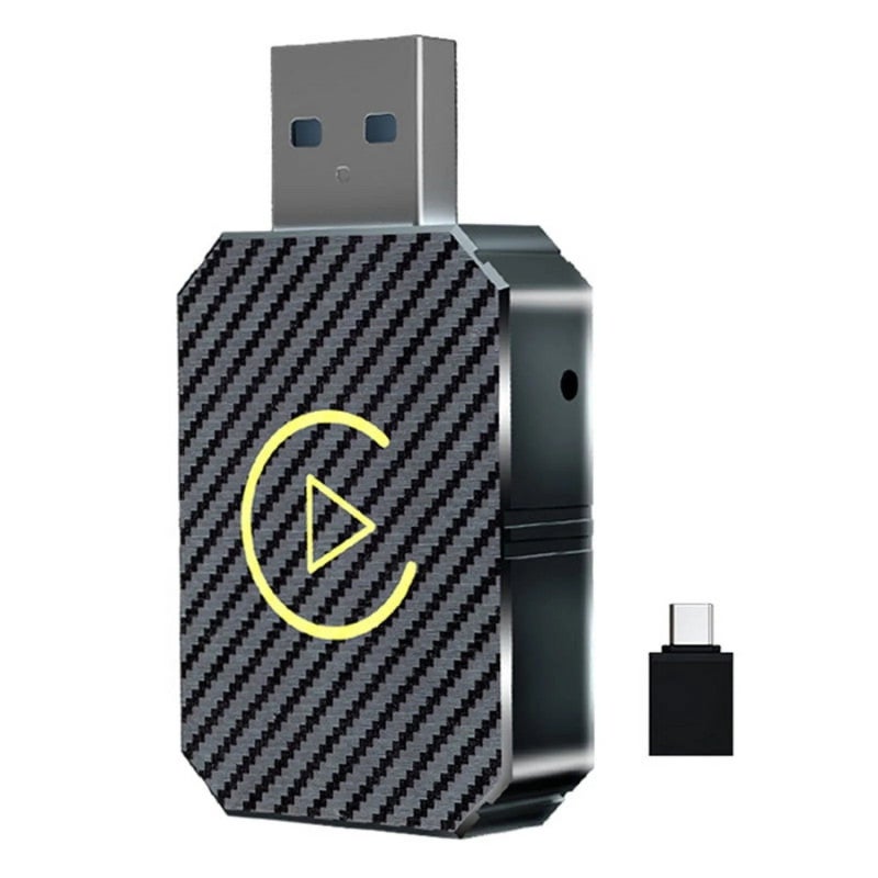 محول CarPlay اللاسلكي وأندرويد أوتو USB دونجل توصيل وتشغيل بلوتوث 5.0 واي فاي صندوق ذكي بالذكاء الاصطناعي - اتصال تلقائي تحديثات OTA لتكامل السيارة - Image 1