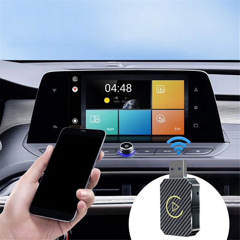 محول CarPlay اللاسلكي وأندرويد أوتو USB دونجل توصيل وتشغيل بلوتوث 5.0 واي فاي صندوق ذكي بالذكاء الاصطناعي - اتصال تلقائي تحديثات OTA لتكامل السيارة - Image 3