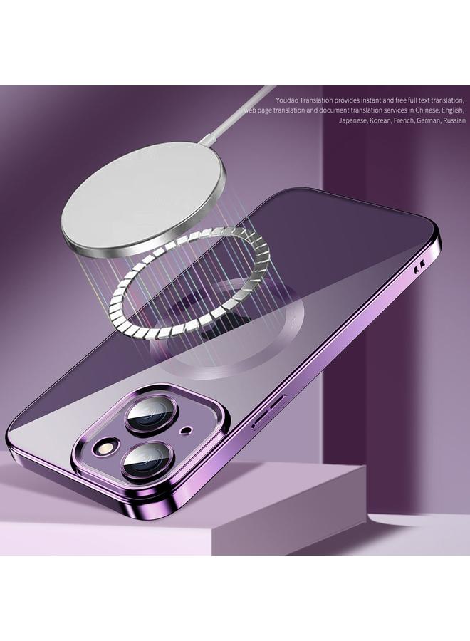 Zaboon Case For iPhone 13 Pro Max Electroplating MagSafe TPU Phone Case with Lens Film - Image 4