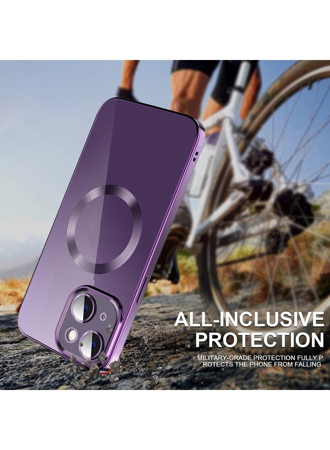 Zaboon Case For iPhone 13 Pro Max Electroplating MagSafe TPU Phone Case with Lens Film - Image 5