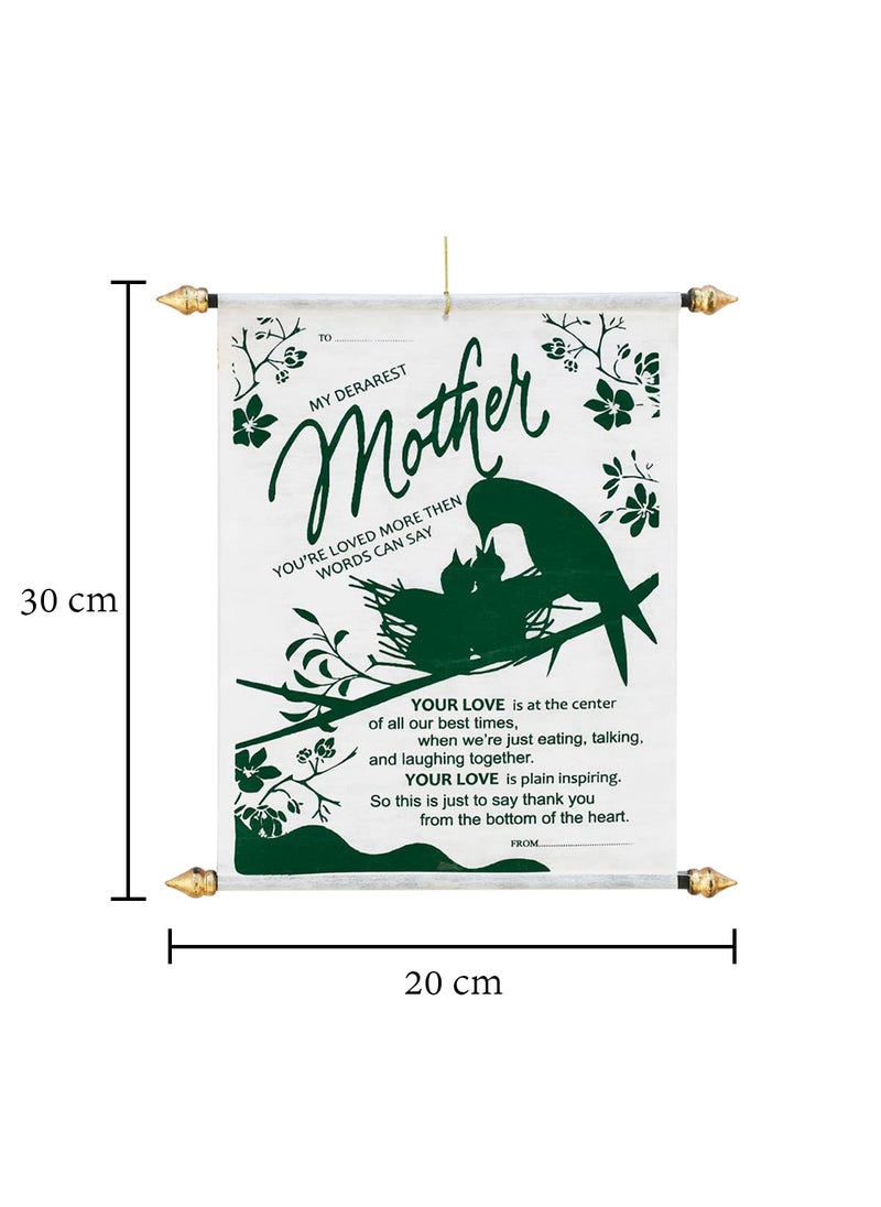 Saugat Traders Saugat Traders Adult Wedding Anniversary Gift For Parents Combo Gift For Mother & Father Scroll Card-Mom Dad, Multicolor  - Image 4