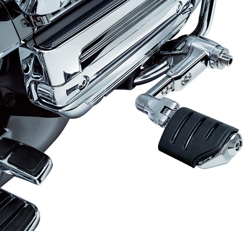 Kuryakyn 4081 Motorcycle Foot Control: Ergo III Cruise Mounts with Trident Dually ISO Pegs for 2001-17 Honda Gold Wing GL1800, F6B, and Valkyrie Motorcycles, Chrome - Image 3