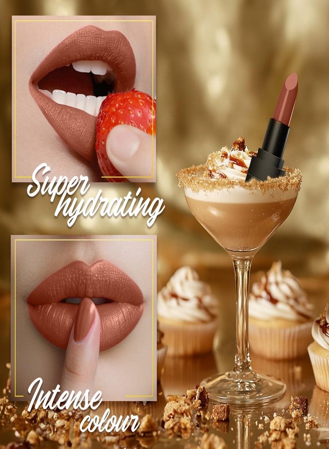 فاسيسكانادا أحمر شفاه فيسز كندا كومفي مات واو بوليت - كراميل سويرل، 4.2 غرام | لمسة نهائية مطفية ناعمة | لون غني | يدوم طويلاً | ترطيب فائق | سهل التطبيق | مسحة واحدة | لا يسبب جفاف الشفاه | لا يتشقق - Image 5