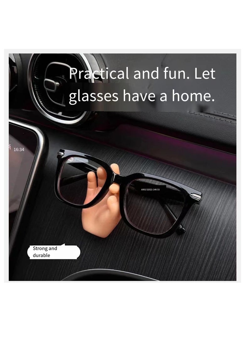 Generic Multifunctional Car Glasses Holder Glasses Frame Charging Cable Car Storage Car Sunglasses Holder  - Image 3
