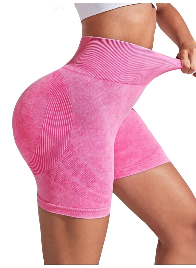 Sweet Cathy Yoga Shorts Seamless High Waist Scrunch Butt Lift Sports Tummy Control Stretcable Compression Fitness Gym for Women - Image 2