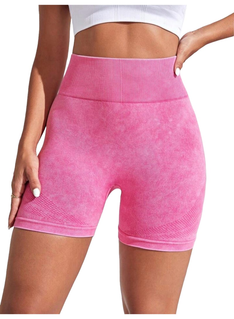 Sweet Cathy Yoga Shorts Seamless High Waist Scrunch Butt Lift Sports Tummy Control Stretcable Compression Fitness Gym for Women - Image 3