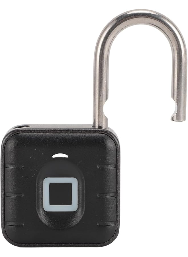 PROMASS Fingerprint Smart Padlock Lock, Biometric Metal Keyless Thumbprint Lock IP67 Waterproof, Combination Locks for Gym Locker School Luggage Backpack Suitcase 10 (SY12+ (Fingerprint+  - Image 1