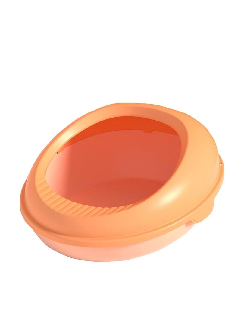 صندوق فضلات القطط من كيتي، مستلزمات الحيوانات الأليفة، صندوق فضلات القطط، مقاوم للرذاذ، صندوق فضلات القطط، صندوق فضلات القطط شبه مغلق - Image 1