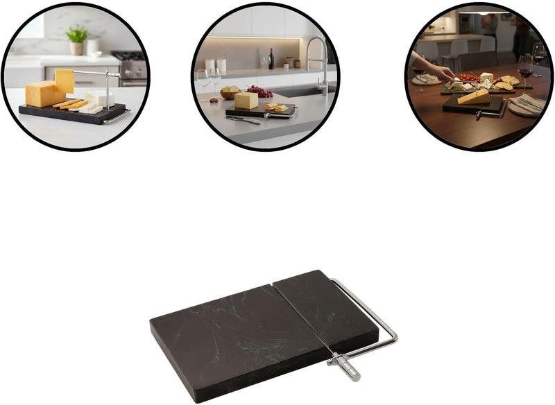 Marble Cheese Slicer with Stainless Steel Wire for Cutting, Modern Kitchen Gourmet Tool - Image 4