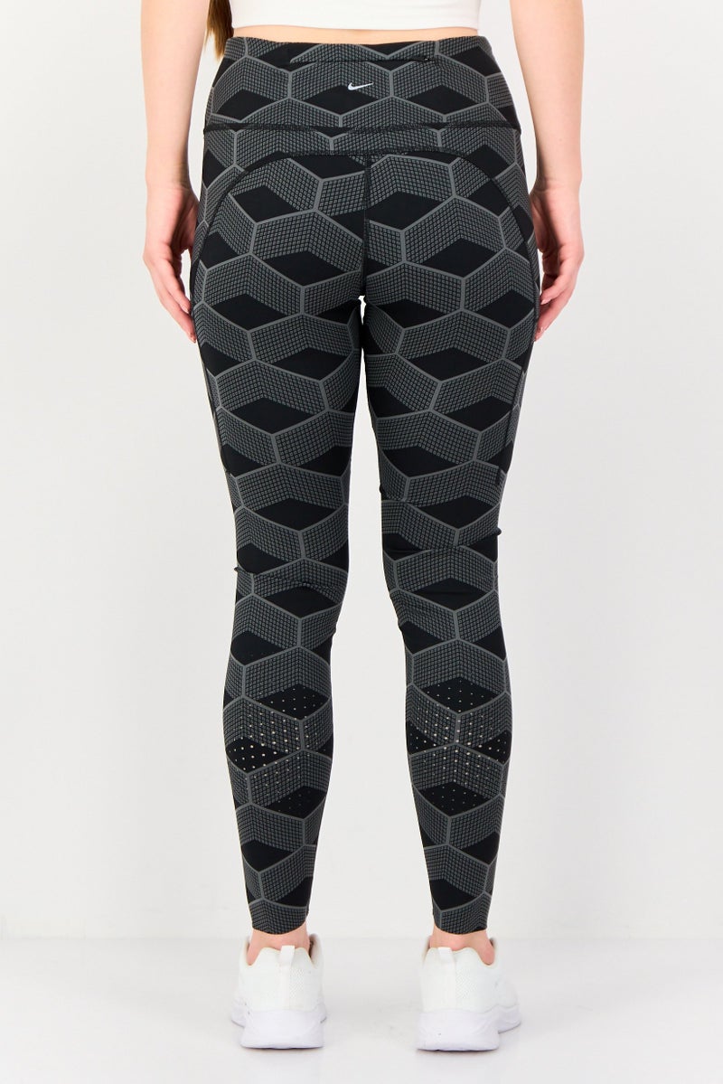 Nike  leggings جري ضيقة للنساء، متعددة الألوان - Image 2