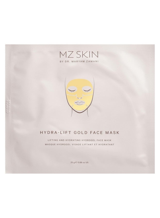 Mz Skin By Maryam Zamani Md MZ SKIN Hydra-Lift Gold Face Mask, Niacinamide-Enhanced Hydrogel Treatment for Brightening Radiance, Restoring & Firmness, With Gold Nano Particles, Hyaluronic Acid, Vitamin C & Collagen, Pack of 1 - Image 3