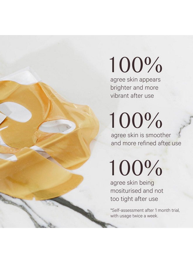 Mz Skin By Maryam Zamani Md MZ SKIN Hydra-Lift Gold Face Mask, Niacinamide-Enhanced Hydrogel Treatment for Brightening Radiance, Restoring & Firmness, With Gold Nano Particles, Hyaluronic Acid, Vitamin C & Collagen, Pack of 1 - Image 5