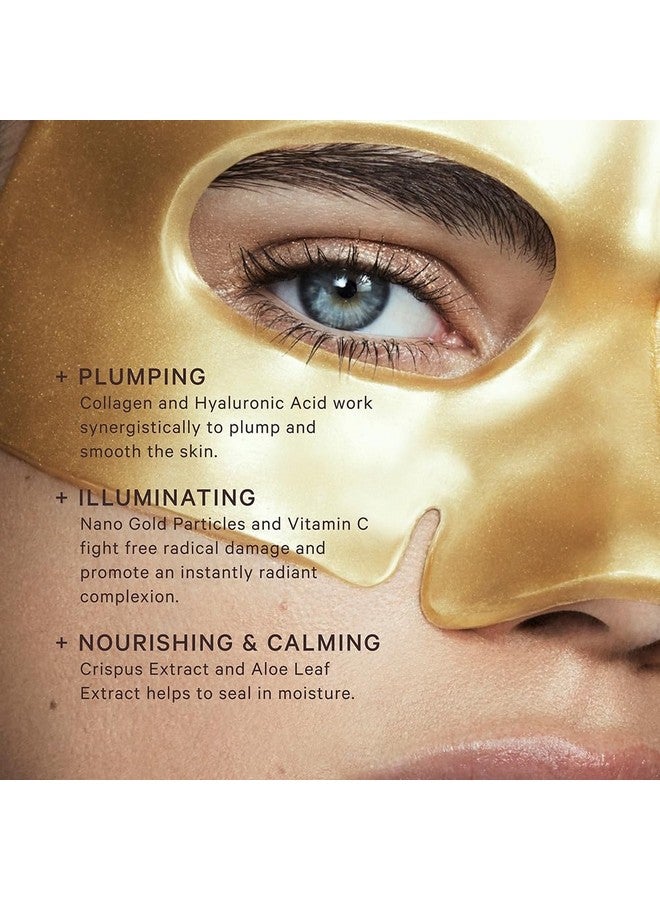 Mz Skin By Maryam Zamani Md MZ SKIN Hydra-Lift Gold Face Mask, Niacinamide-Enhanced Hydrogel Treatment for Brightening Radiance, Restoring & Firmness, With Gold Nano Particles, Hyaluronic Acid, Vitamin C & Collagen, Pack of 1 - Image 2