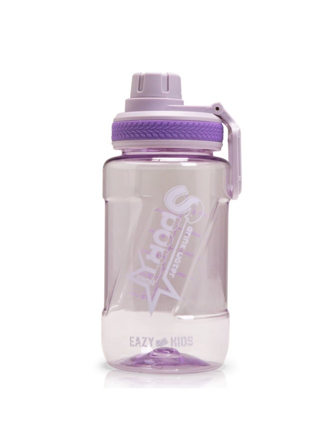 Nova kids صندوق غداء نوفا كيدز بثلاثة أقسام مع زجاجة ماء، مجموعة ملعقة وشوكة ووعاء من الفولاذ المقاوم للصدأ - أسترو نوت بنفسجي - Image 3