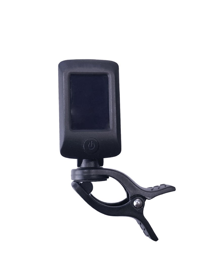 Generic JT-06 Clip-on negative display backlight tuner, electric guitar tuner, 440Hz, suitable for 12-tone equal temperament, guitar, bass, violin, UKULELE C, UKULELE D tuning projects. Tuning range: 0A (27.5Hz) - 8C (4186.01Hz)  - Image 2