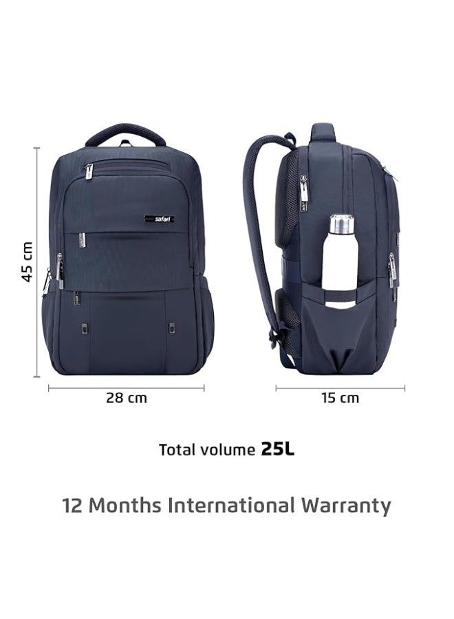 Safari Compact Formal Office Laptop Bag, Luggage Trolley Sleeve, Front Pocket, Backpack for Men and Women, College Bag for Boys and Girls - Image 4