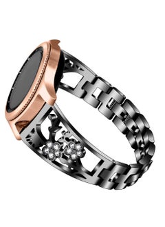 Y&D SYOSI, Replacement Band Compatible with Samsung Galaxy Watch 3 41mm 42mm, Rhinestone Diamond, Bling Stainless Steel Bands for Active/Active2  - Image 1