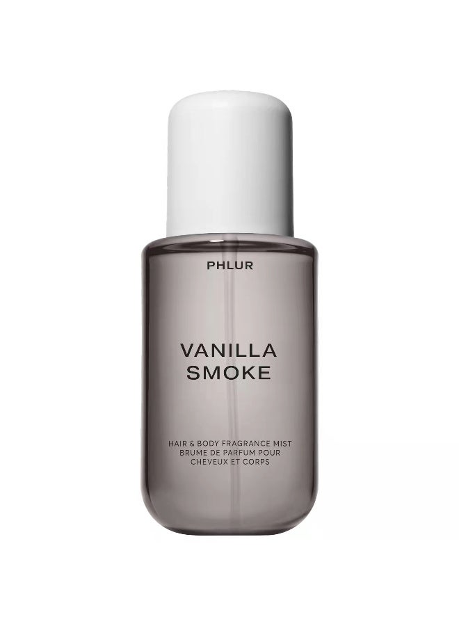 PHLUR Vanilla Smoke Hair & Body Fragrance Mist – Smoky Vanilla, Warm Skin-Hugging Scent, 240ml