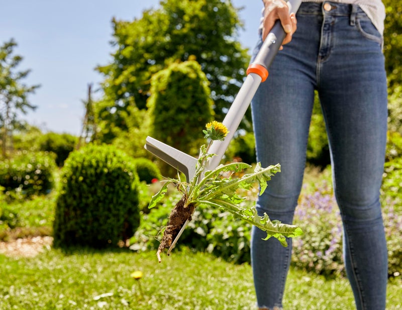 Gardena 03518 | Weed Puller Remover Tool, Heavy Duty Stand-Up Garden Hand Weeder, Easy Weed Removal, Built-in Ejector, Long Handle for Outdoor Use. Weeding Claw. - Image 3