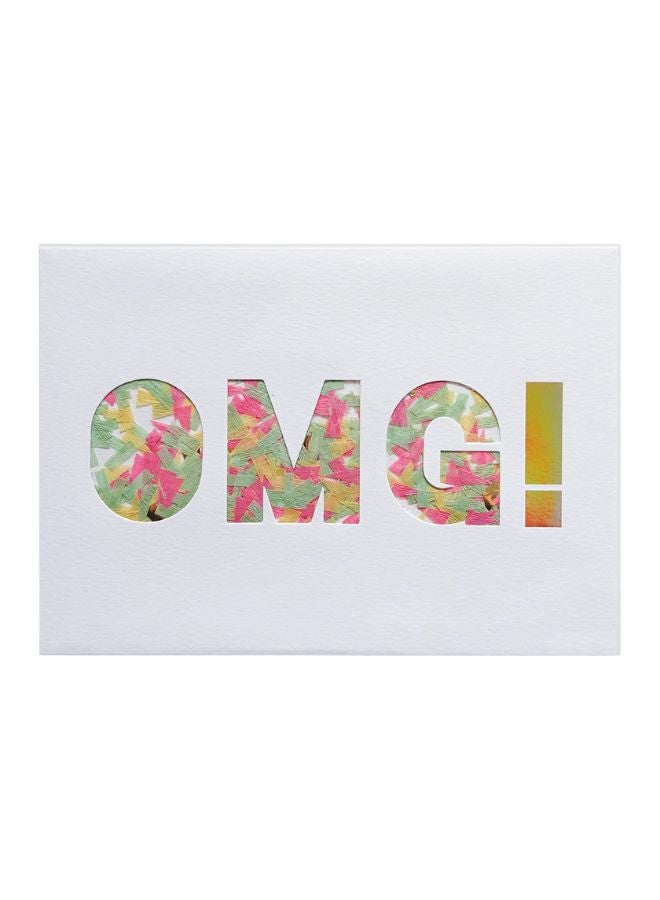Meri Meri OMG Confetti card - Image 1