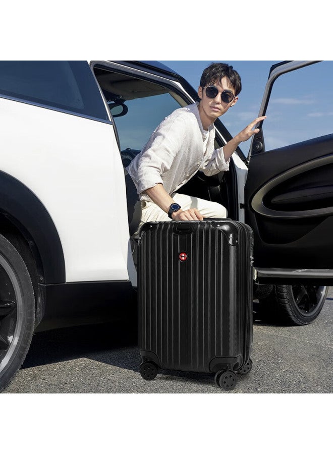 CROSS+GEAR Crossgear Swiss 20-inch Large Capacity Luggage Suitcase With Cross Medal, Password Lock, For Men And Women, Travel, Business, Carry-on - Image 5