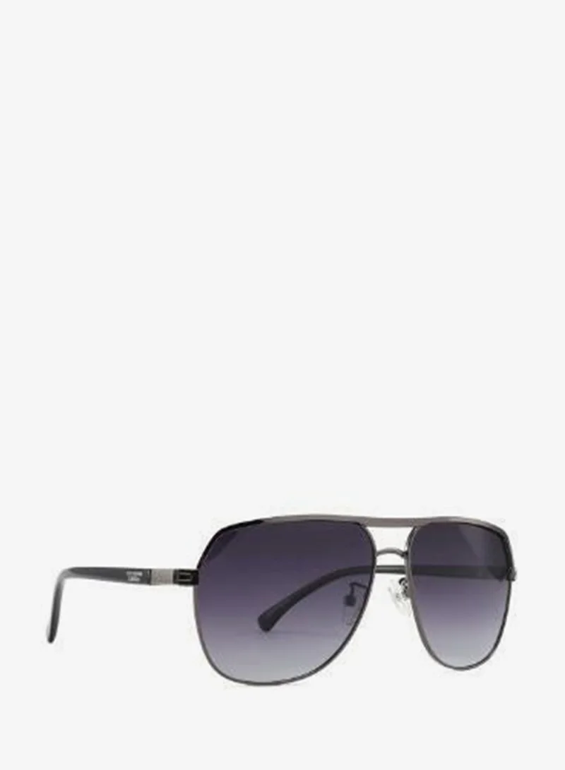 Lee Cooper  POLARIZED Sunglasses GUN Frame GRAD SMOKE Mirror Lens 60mm  - LC1016C01 for Men | Best Price UAE