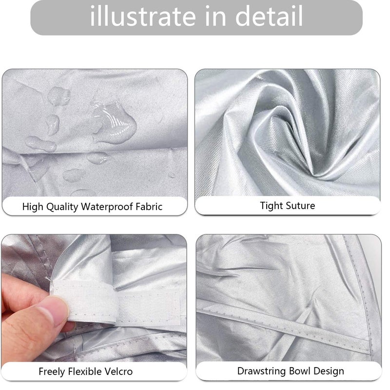 Matiko Matiko Professional Salon Hair Cutting Cloak Umbrella Hair Cape Salon Barber Hair Dresser Beard Shaving Cloak Waterproof Cape Apron Cloth Foldable Hair Catcher Barber Cloak Salon Hair Cloak Cape Apron - Image 4