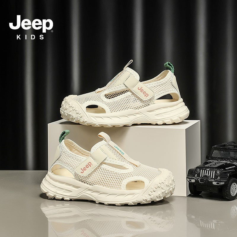 Jeep Children'S Sandals 2025 Boys Tracing Shoes Convenient Velcro Women'S Shoes All-Match Girls Sandals - Image 5