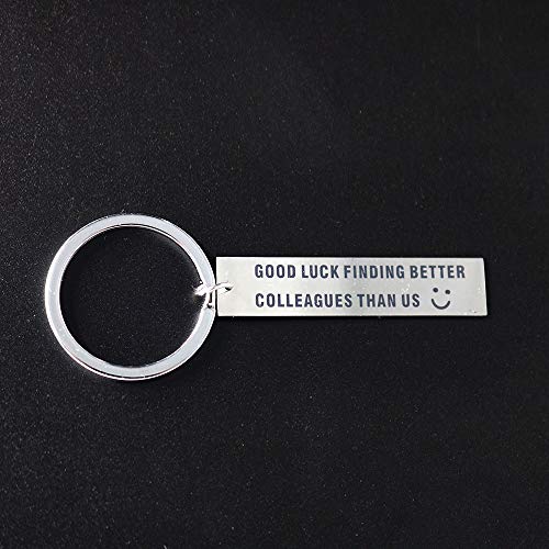 Meiligo® Colleague Leaving Gift Good Luck Finding Better Colleagues Than Us Keychain Coworker Farewell Gift Goodbye Gift (Resignation Gift) - Image 2