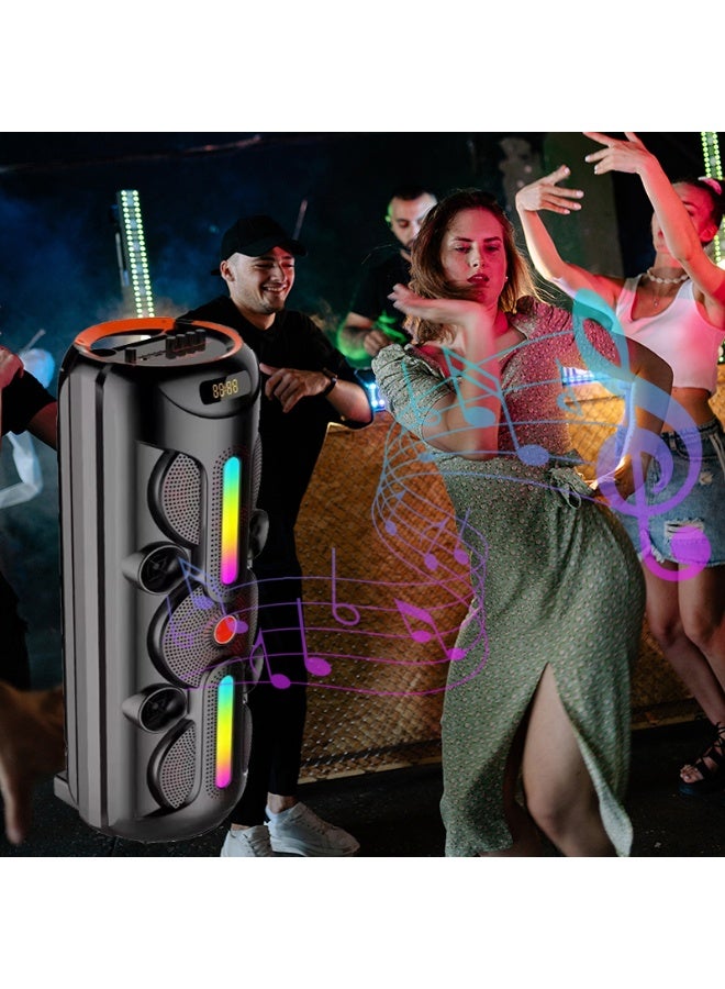 دي إل سي  DLC-32434 مكبر صوت للحفلات كبير الحجم TWS قابل لإعادة الشحن مع ميكروفون لاسلكي - Image 1