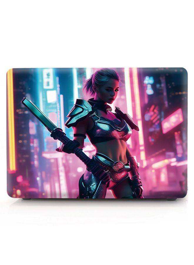 Suitable For Apple Computer Case Macbook Painted Cyberpunk Series Case Notebook Case-Color:KZ754-Applicable Model:16.2 A2485 - Image 3