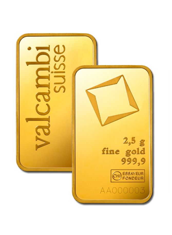 valcambi Gold Bar 24K weighing 2.5 gram - Image 3