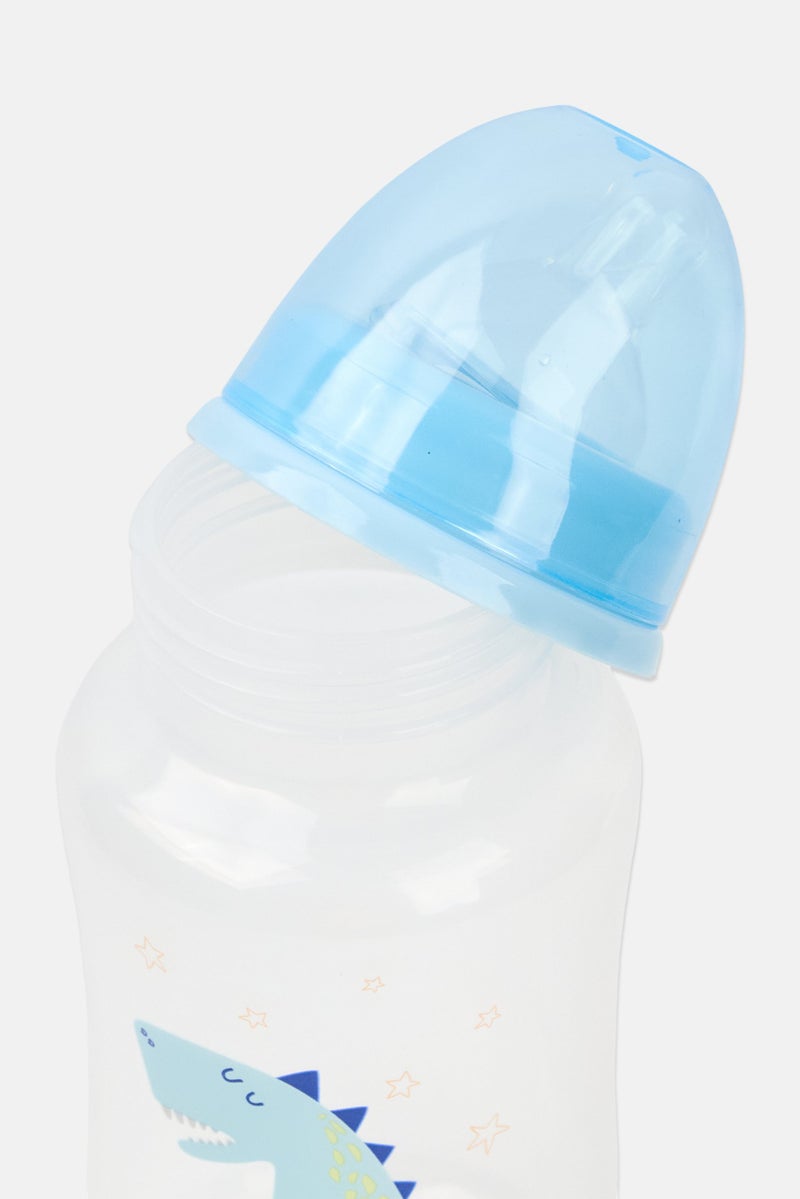 Safety 1st Plastic 2 Pieces Wide Neck Feeding Bottle 355 ml, Transparent - Image 3